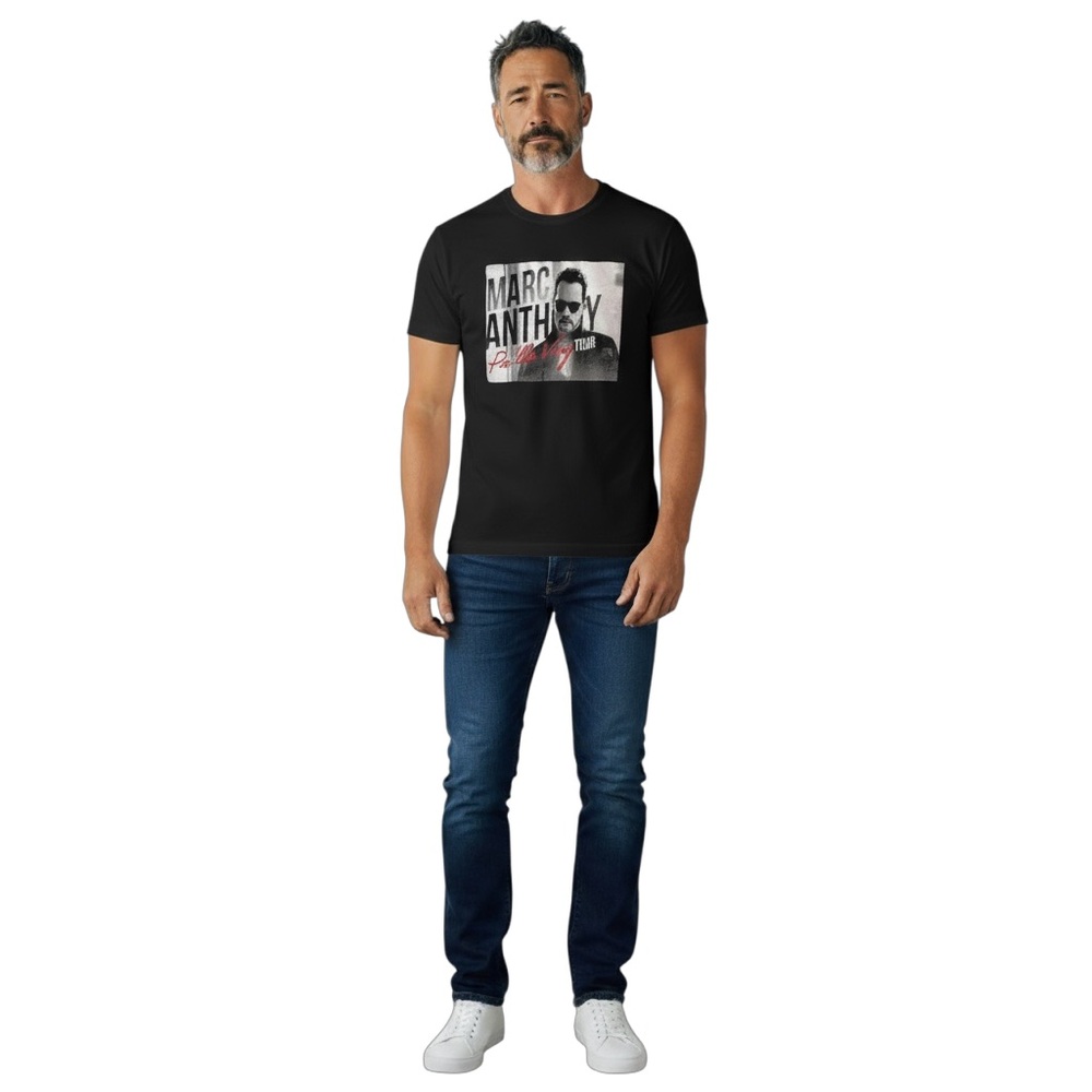H&M Marc Anthony Tour Black Short Sleeve Cotton T-Shirt size Small